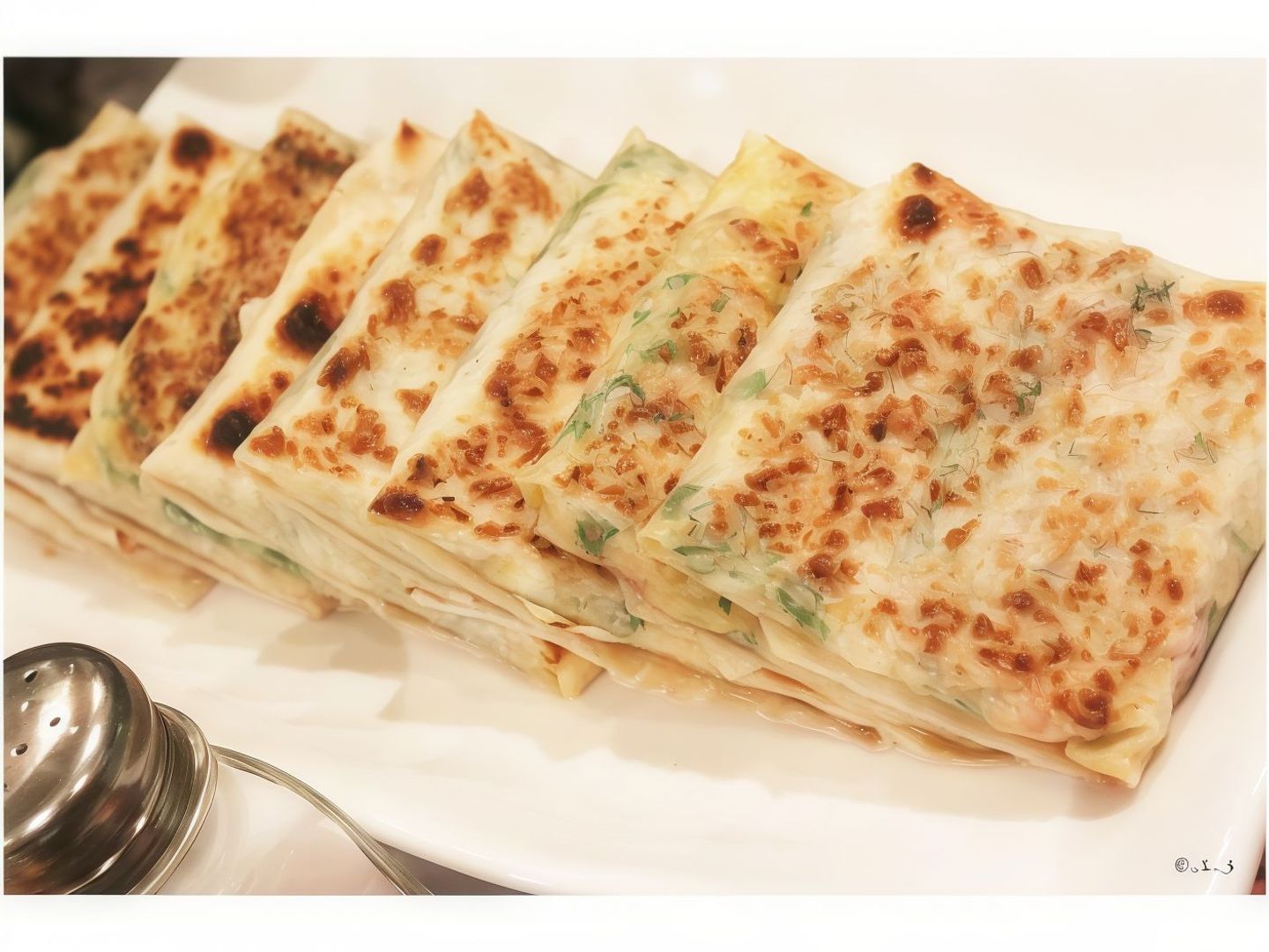 Tuna Mutabbaq With Two Cheeses