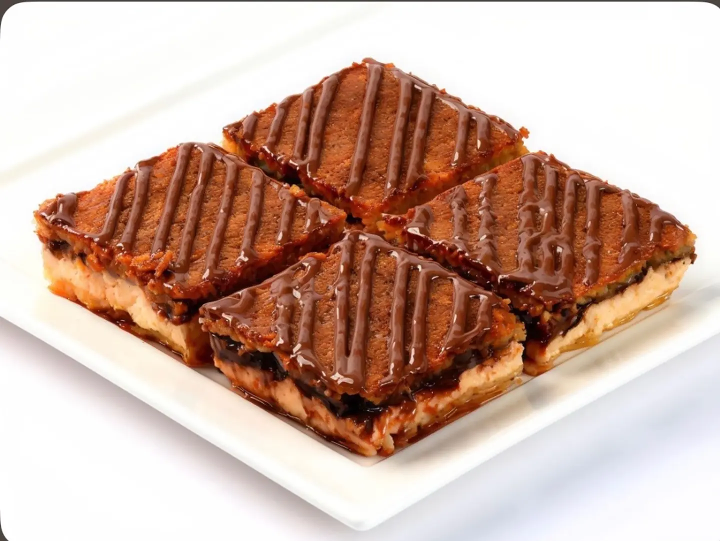Small Basbousa With Nutella