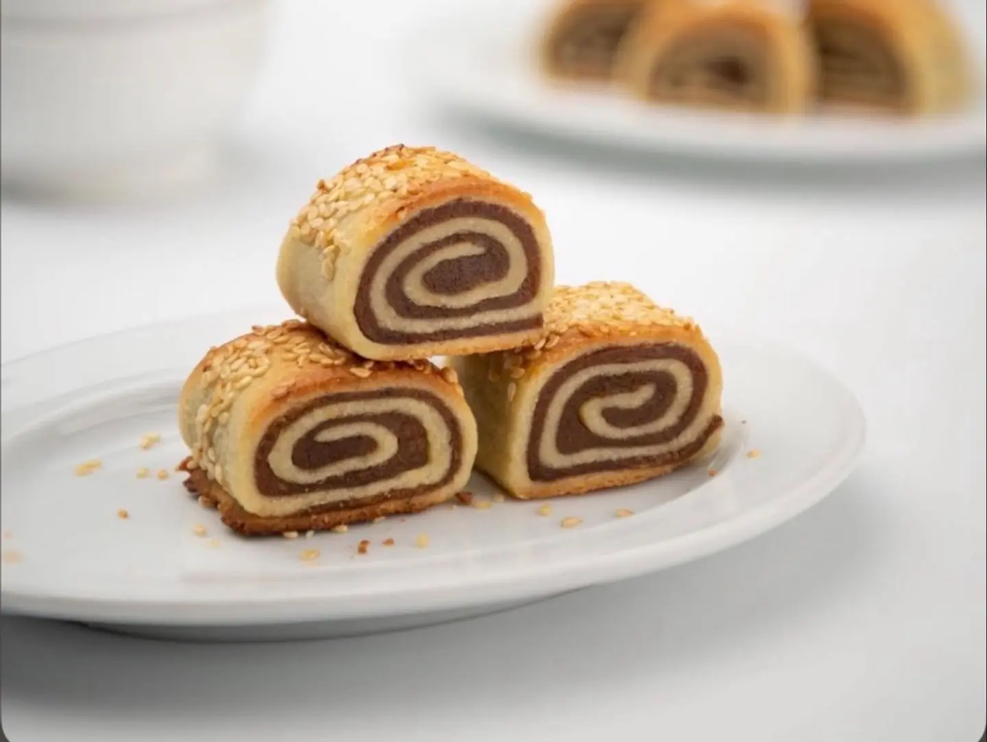 معمول رول وسط، زعتر ، سمسم، ساده