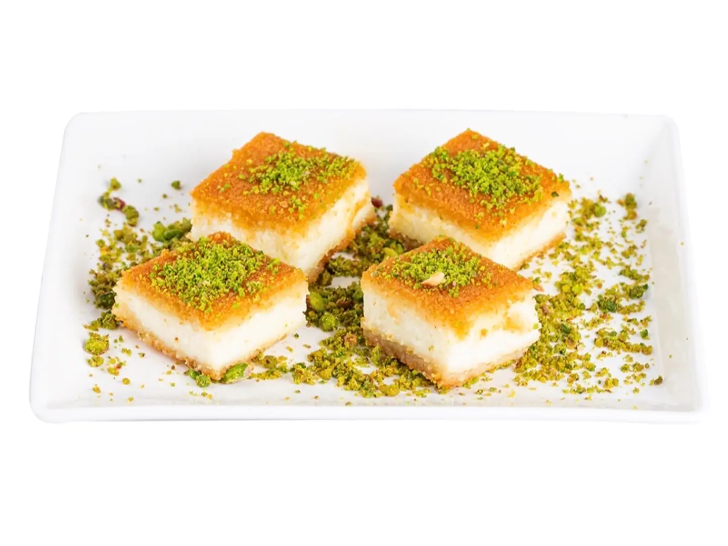Small Basbousa With Cream