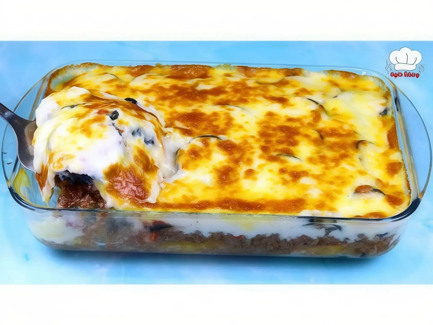 Mousagah With Bechamel And Minced Meat