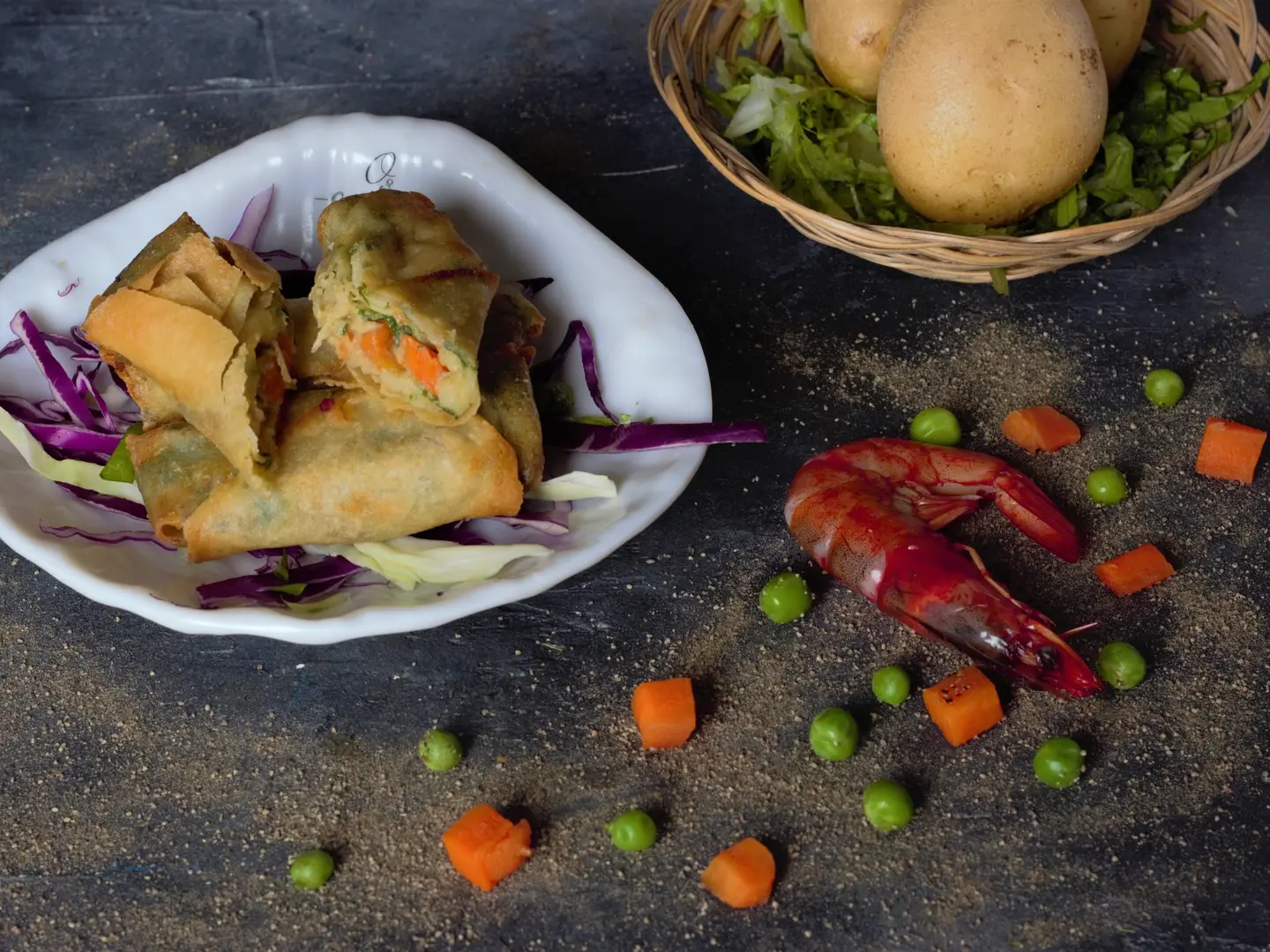 Shrimp Spring Rolls 3 Pieces