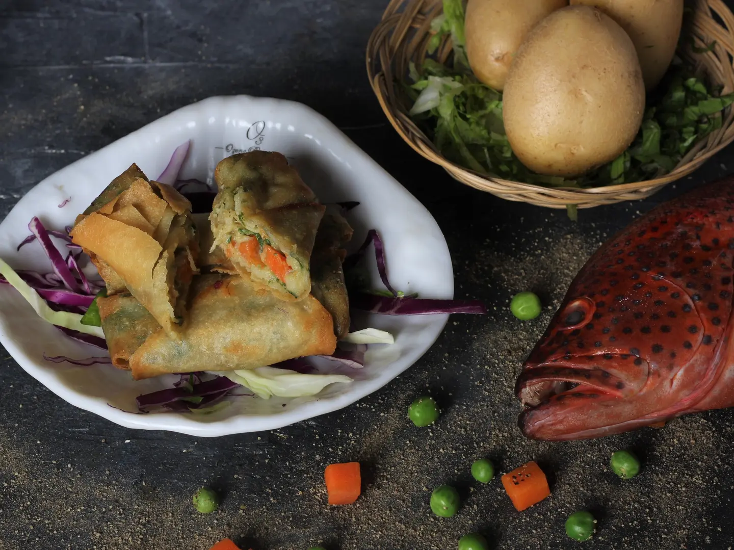 Fish Spring Rolls 3 Pieces