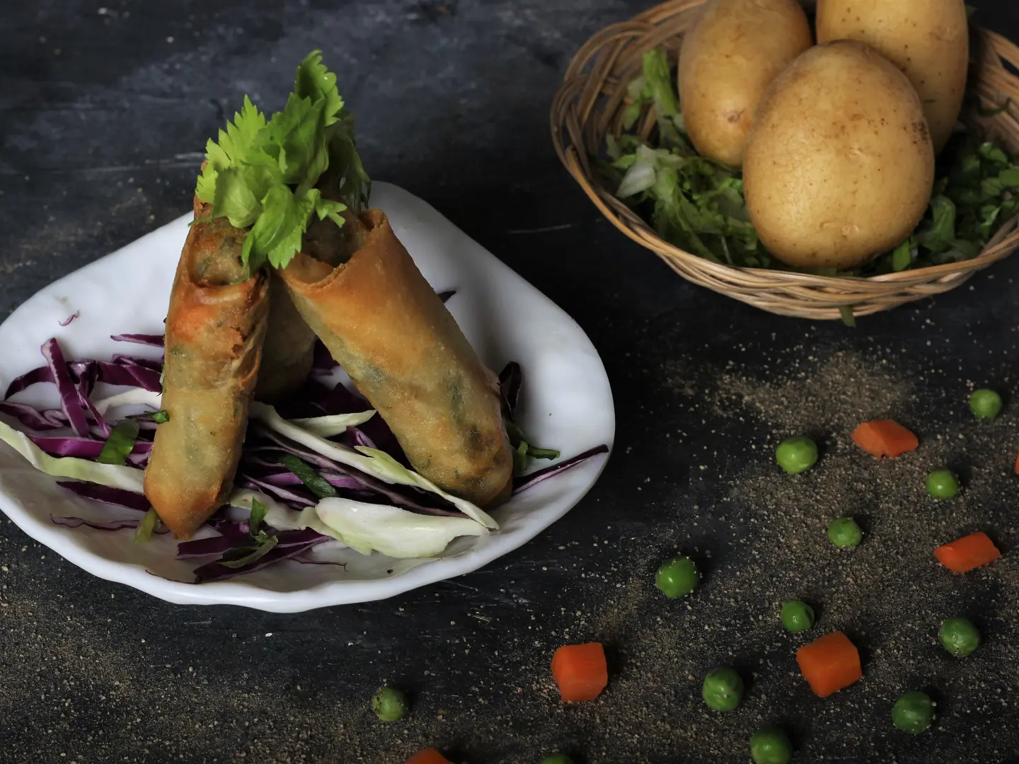 Vegetable Spring Rolls 3 Pieces