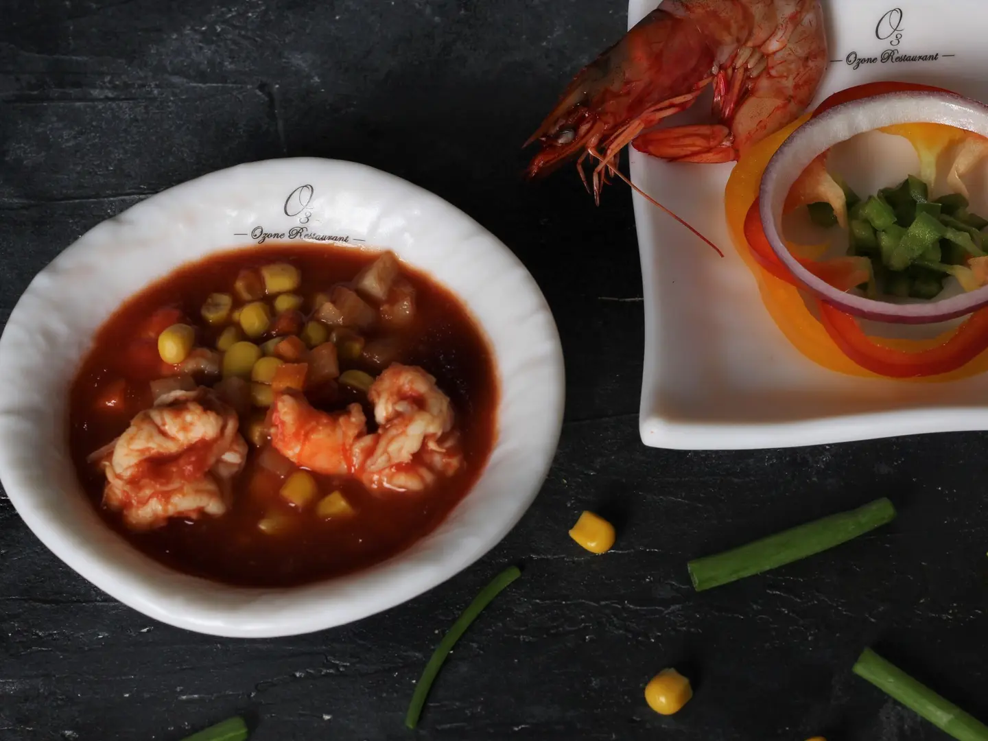 Shrimp Soup With Vegetables