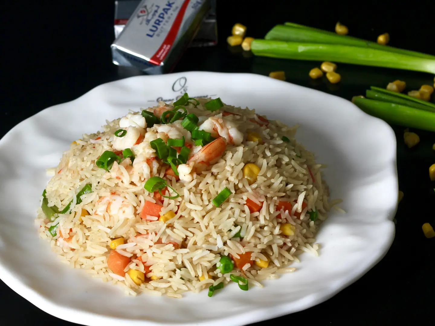 Rice With Shrimp And Vegetables
