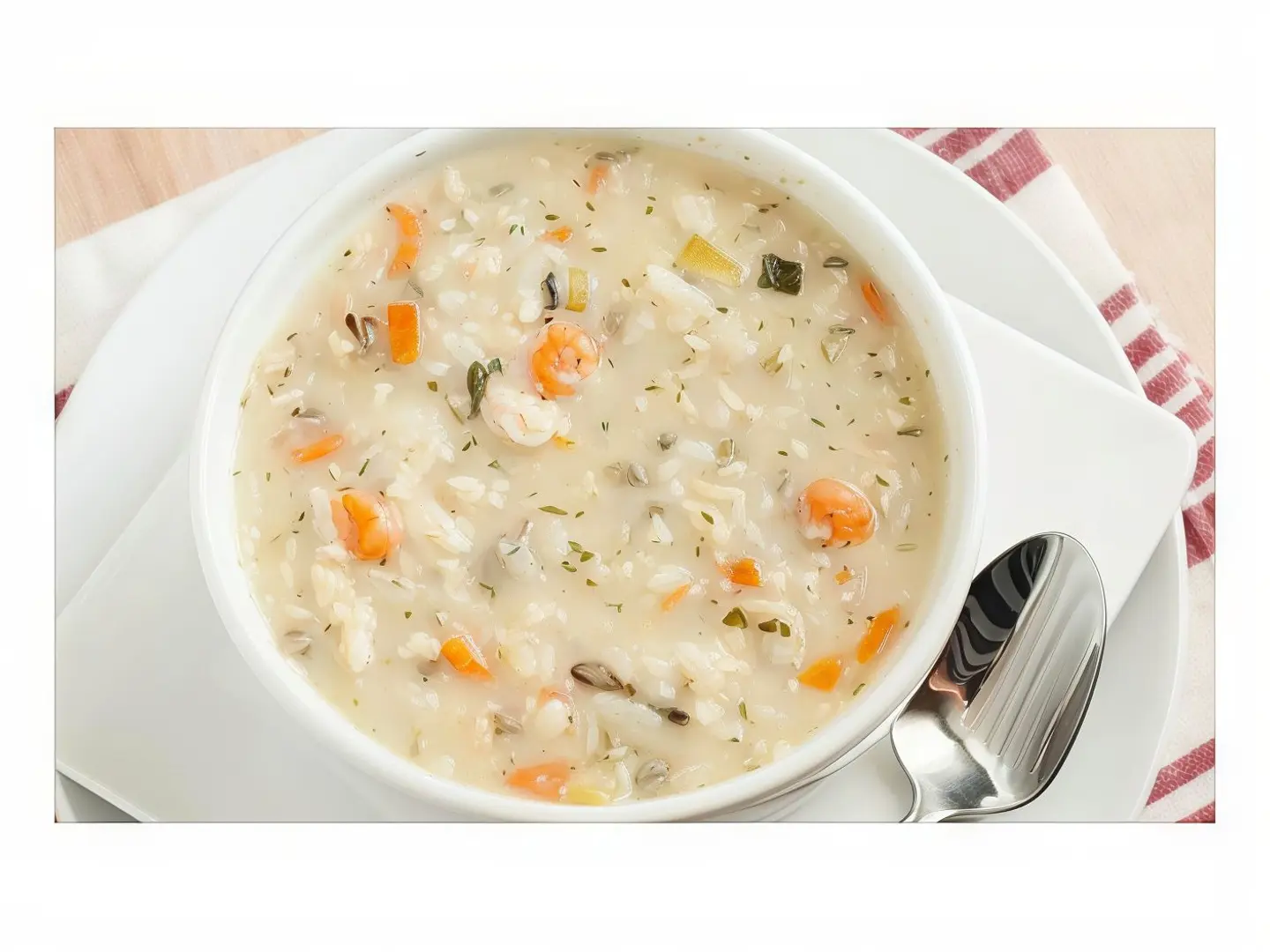 Shrimp Rice With Oats