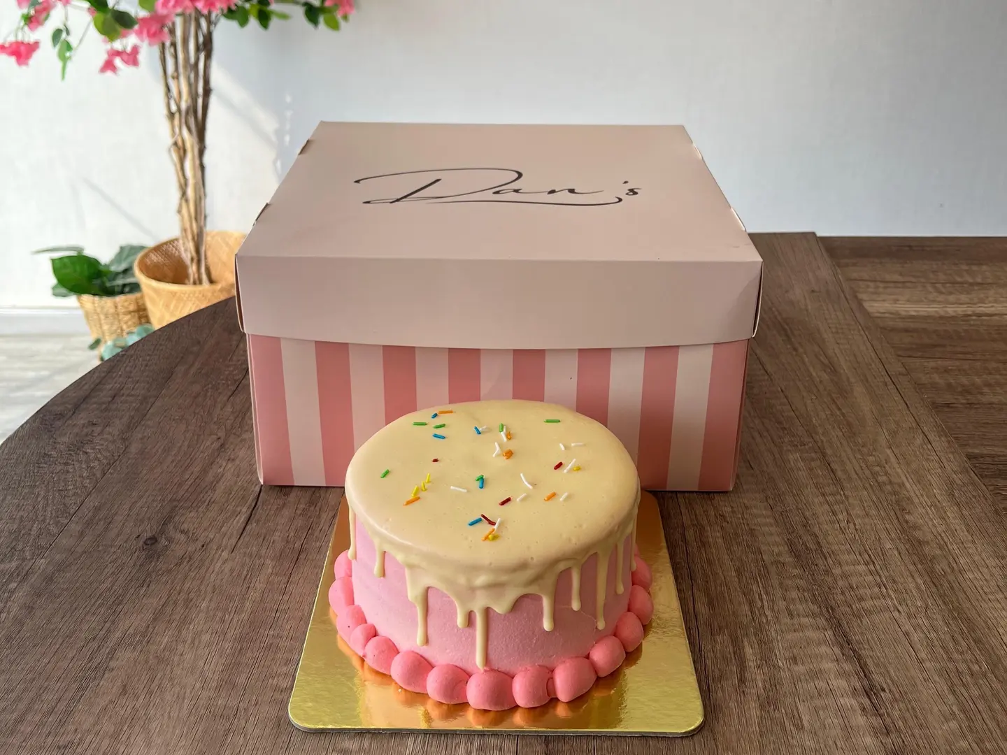 كيكة بينك بابلز