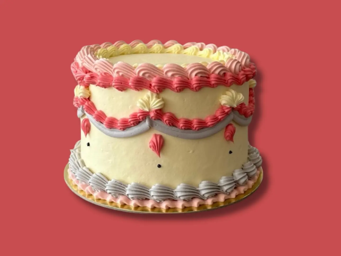 Vintage Pink Cake