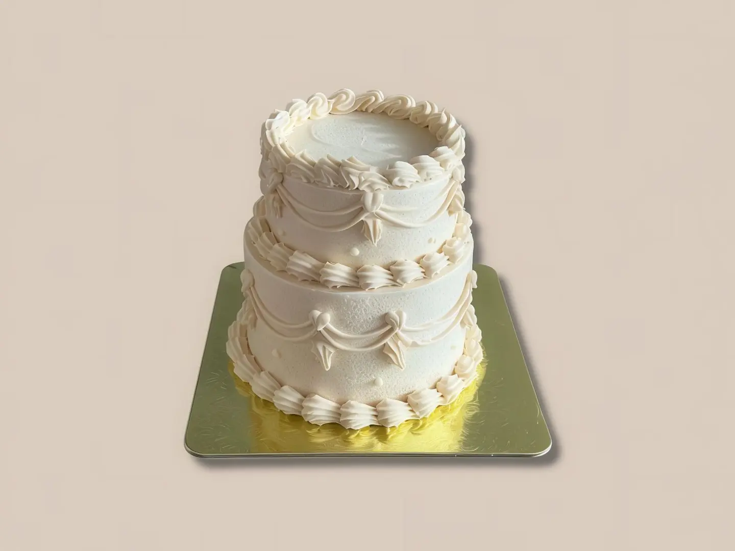 2 Layers Cake Beige