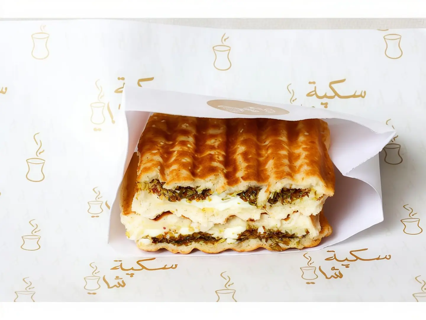 ساندويتش لبنه زعتر