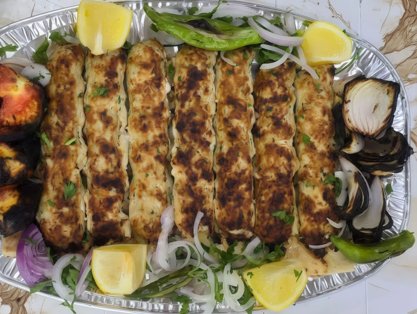 نصف كيلو كباب دجاج