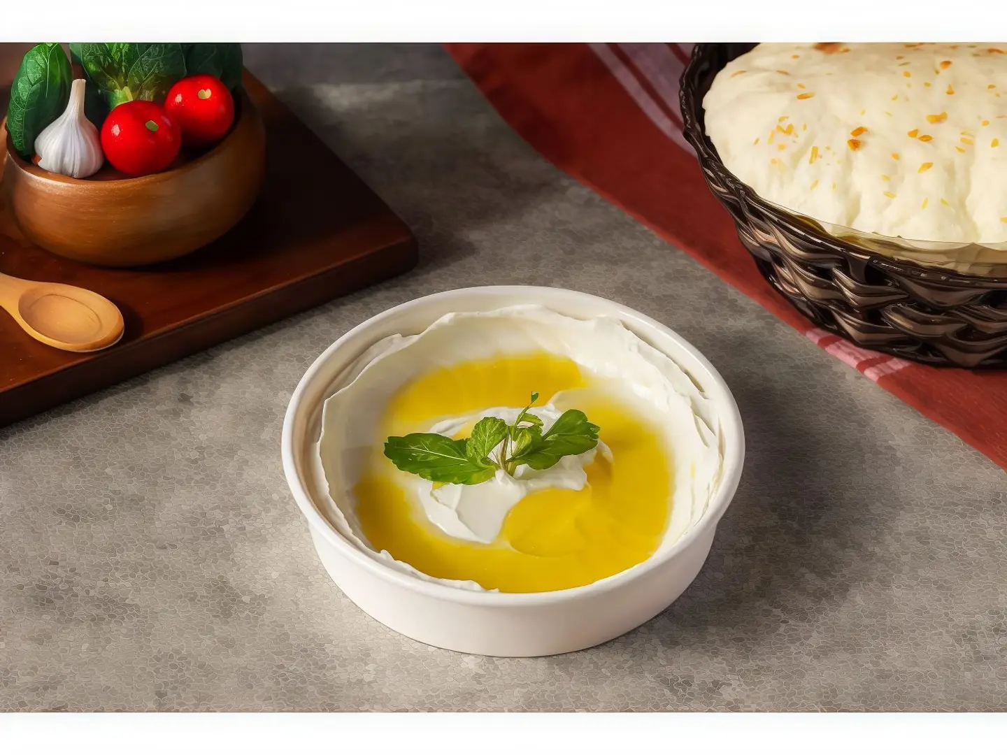 Labneh Dish