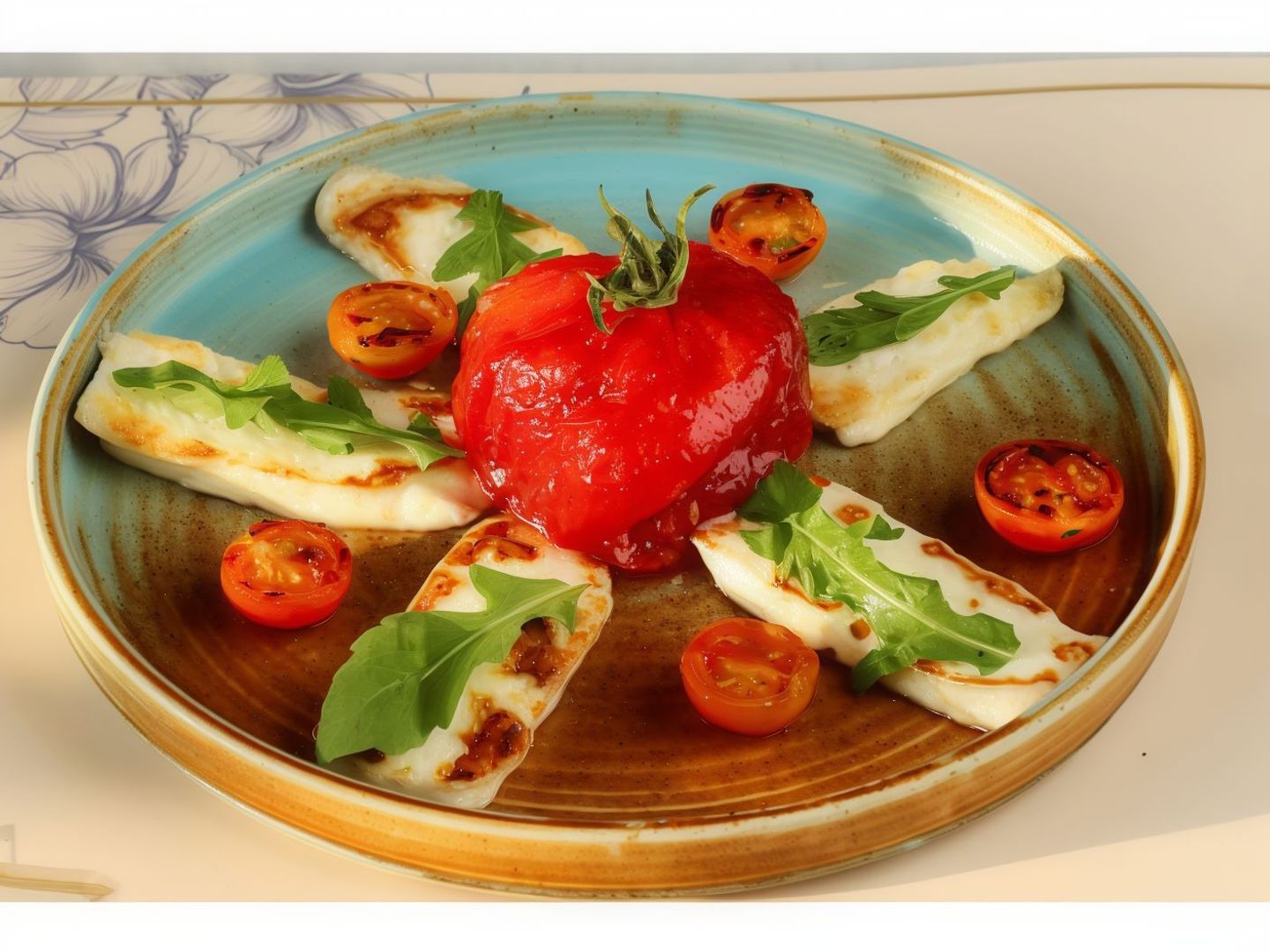Halloum With Tomato Jam