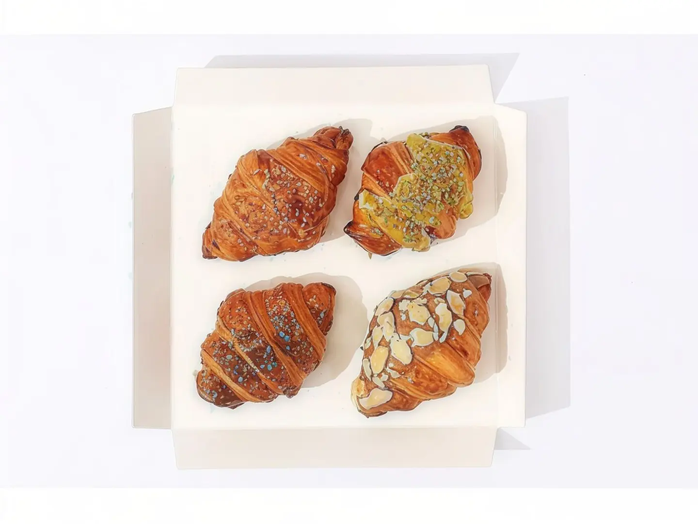 كرواسون لبنة زعتر