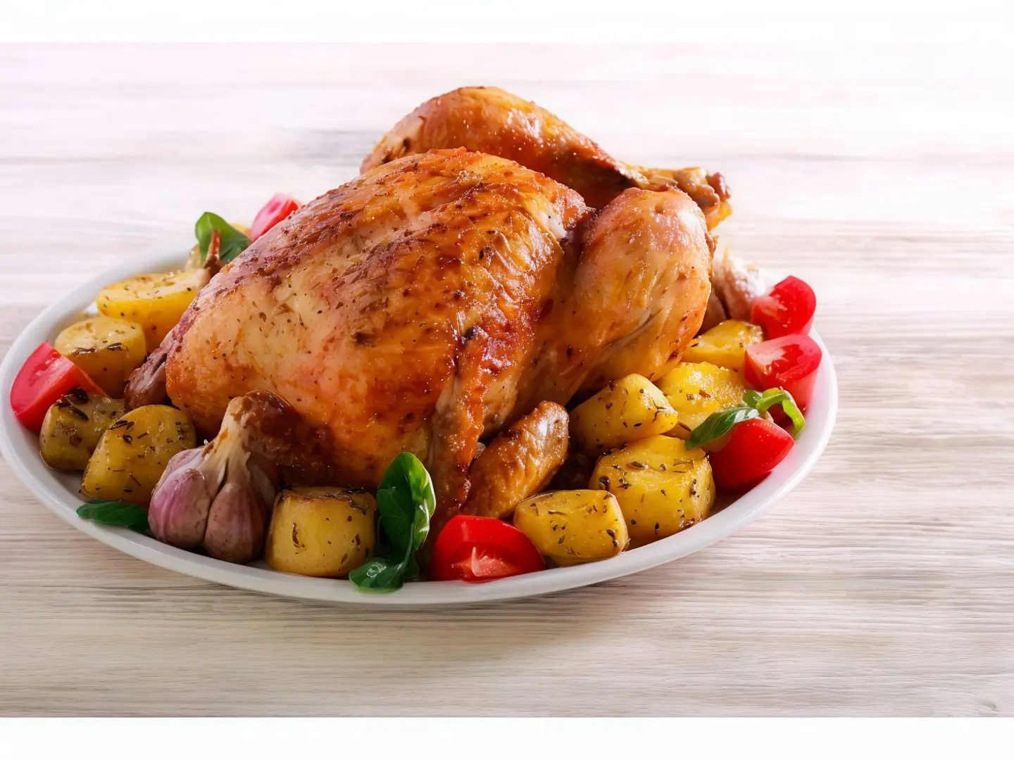 وجبة دجاج محمرة