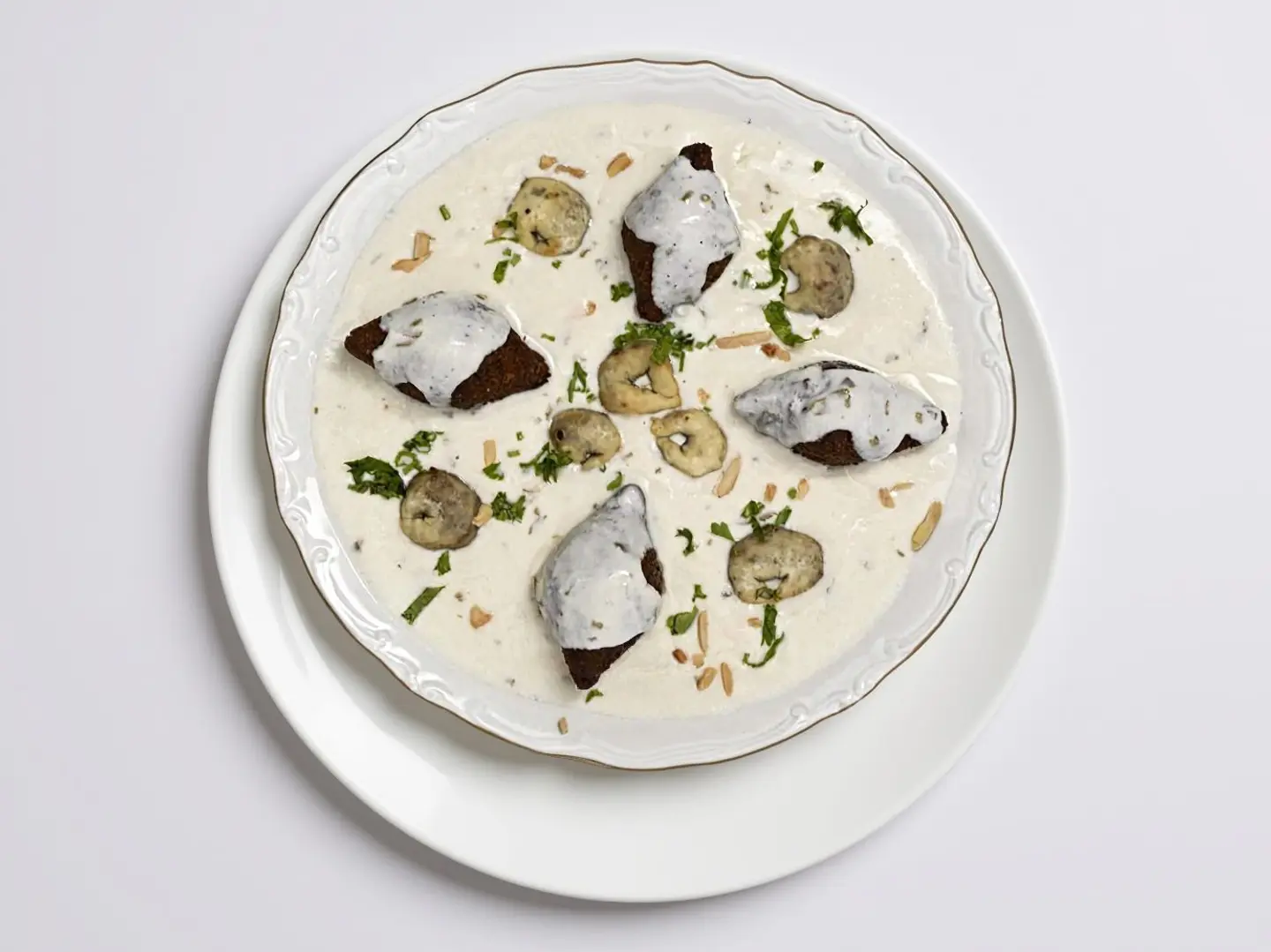 Kibbeh With Yogurt And Shish Barak