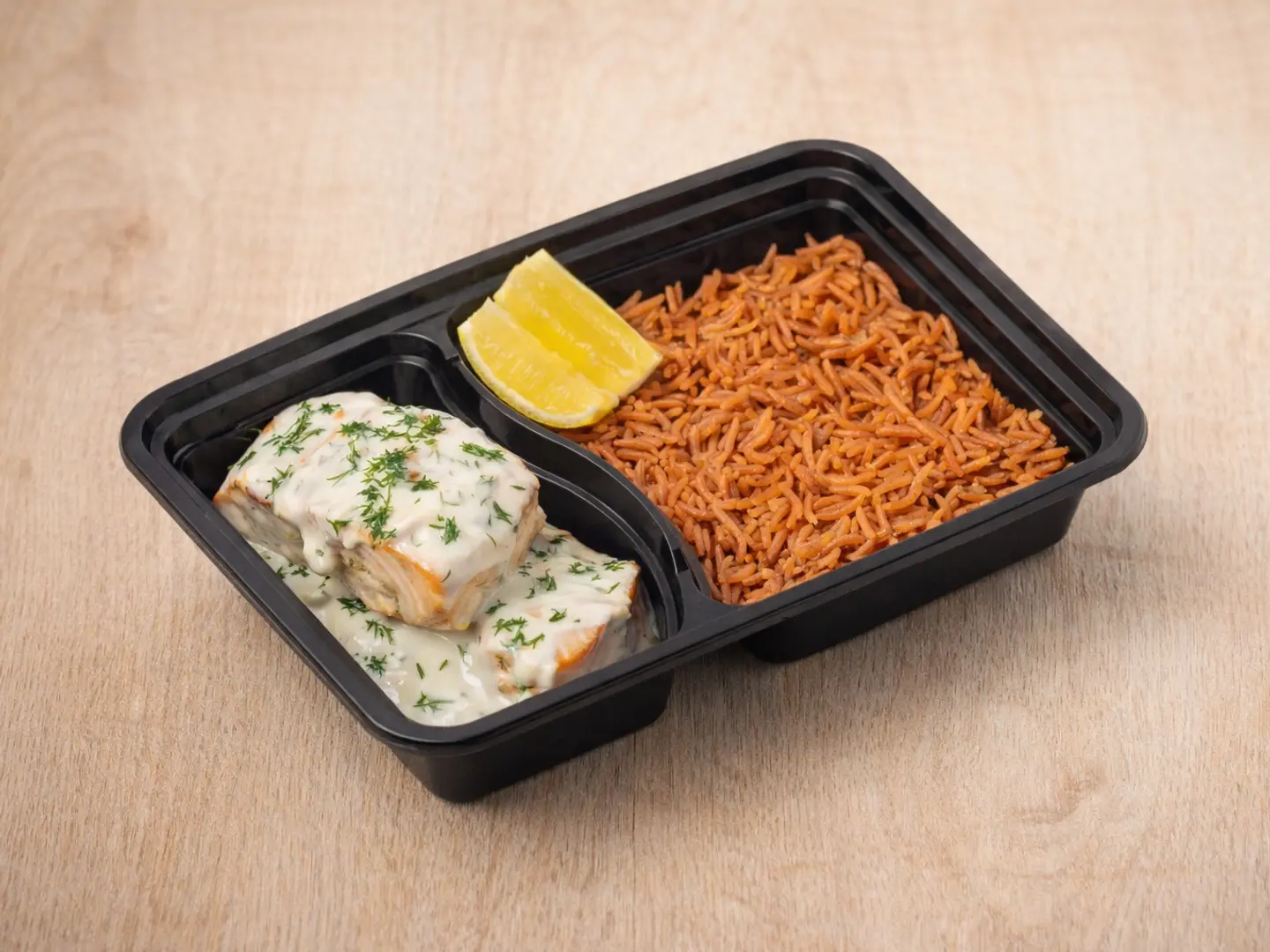 سالمون ليمون ريحان