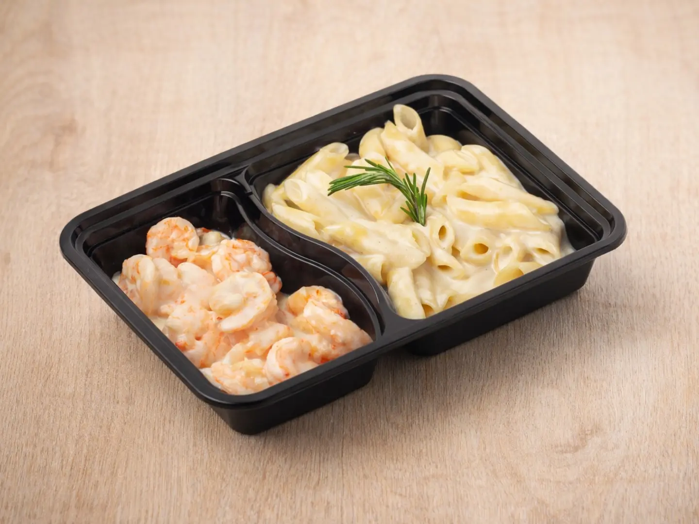 روبيان بكريمة البيضاء