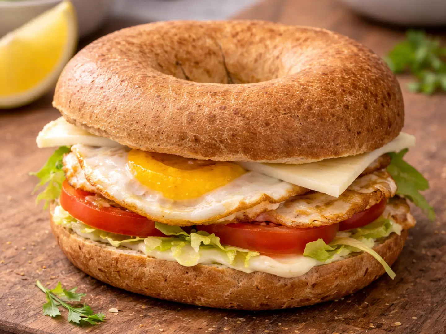 Egg Protein Bagel
