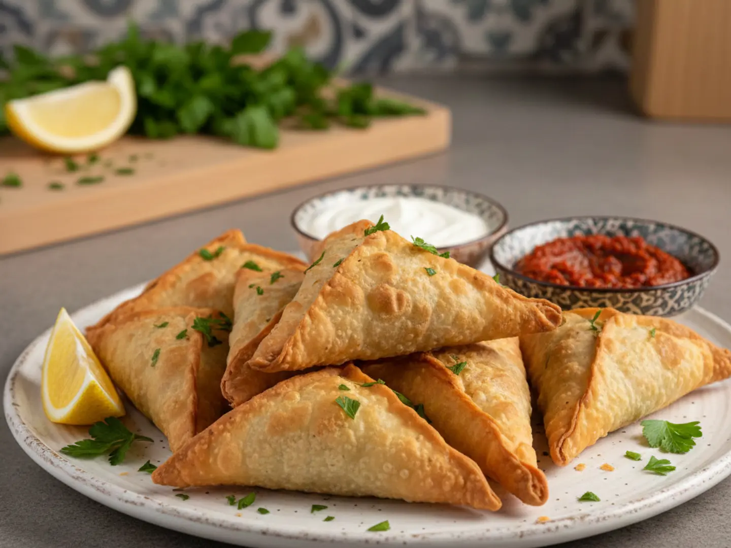 سمبوسة بشاورما دجاج 3 حبات