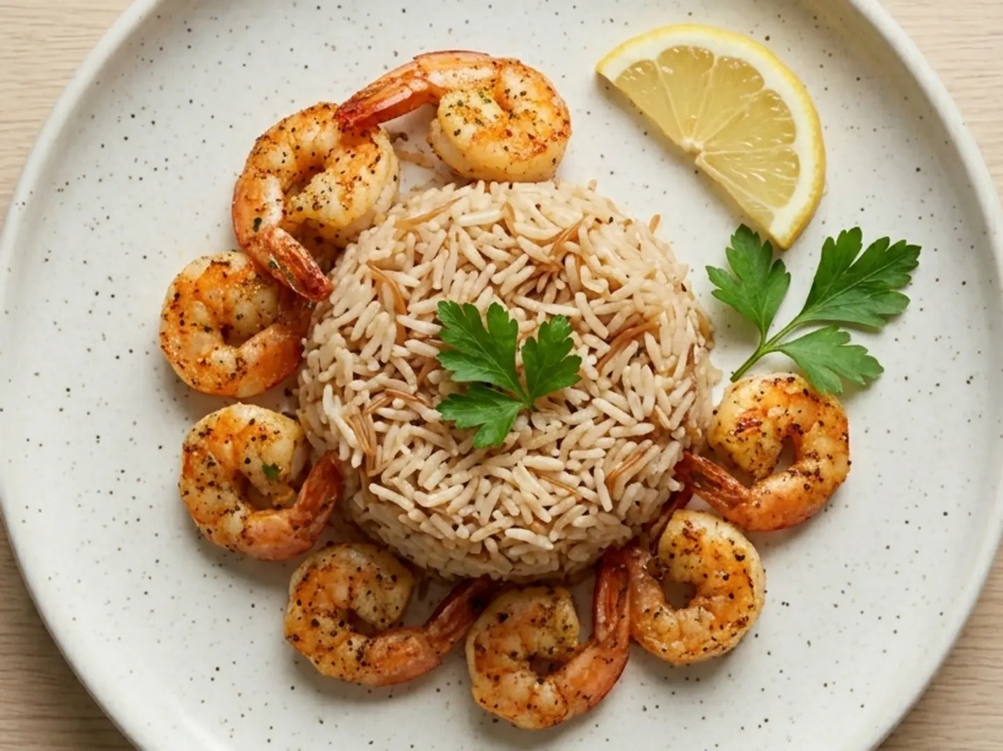 الروبيان المشوي