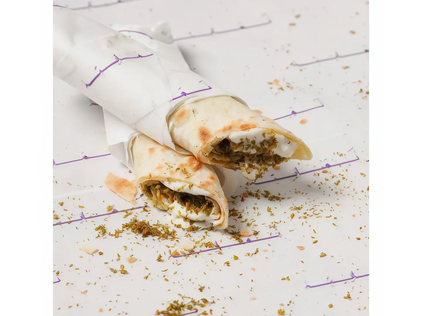 جباتي زعتر جبن