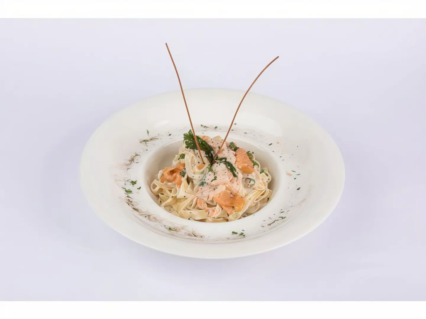 Salmon Fettuccine