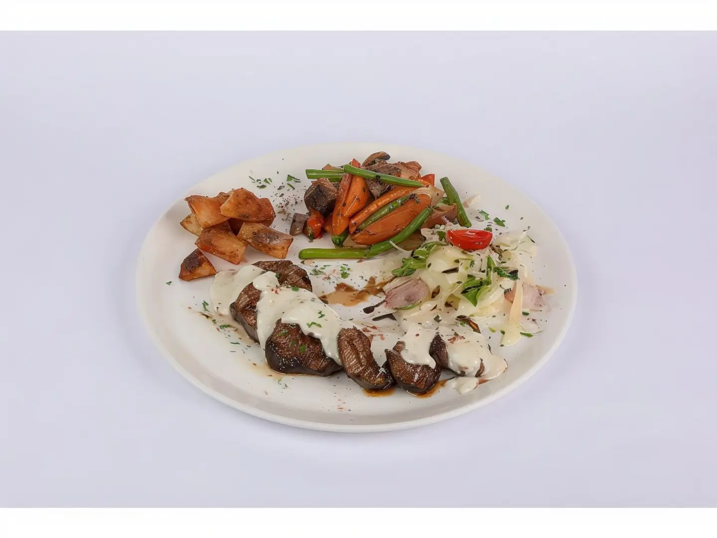 Filet With Italian Cheese Cream