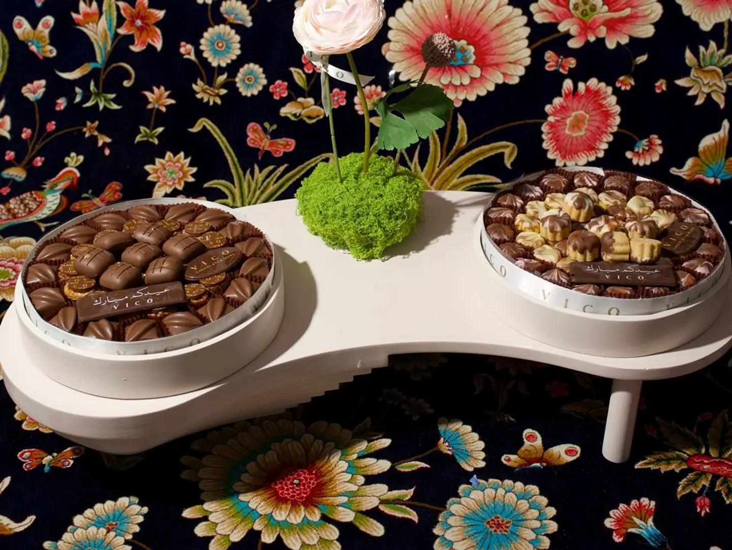Peony Tray Chocolate And Ghrabba