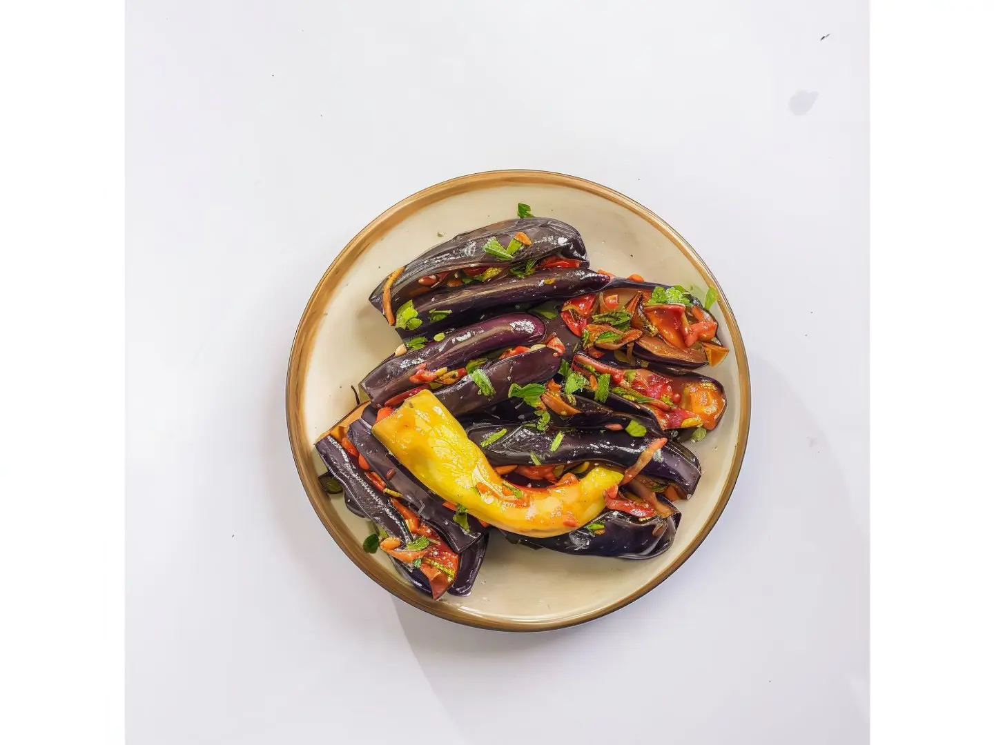 Pickled Eggplant Salad