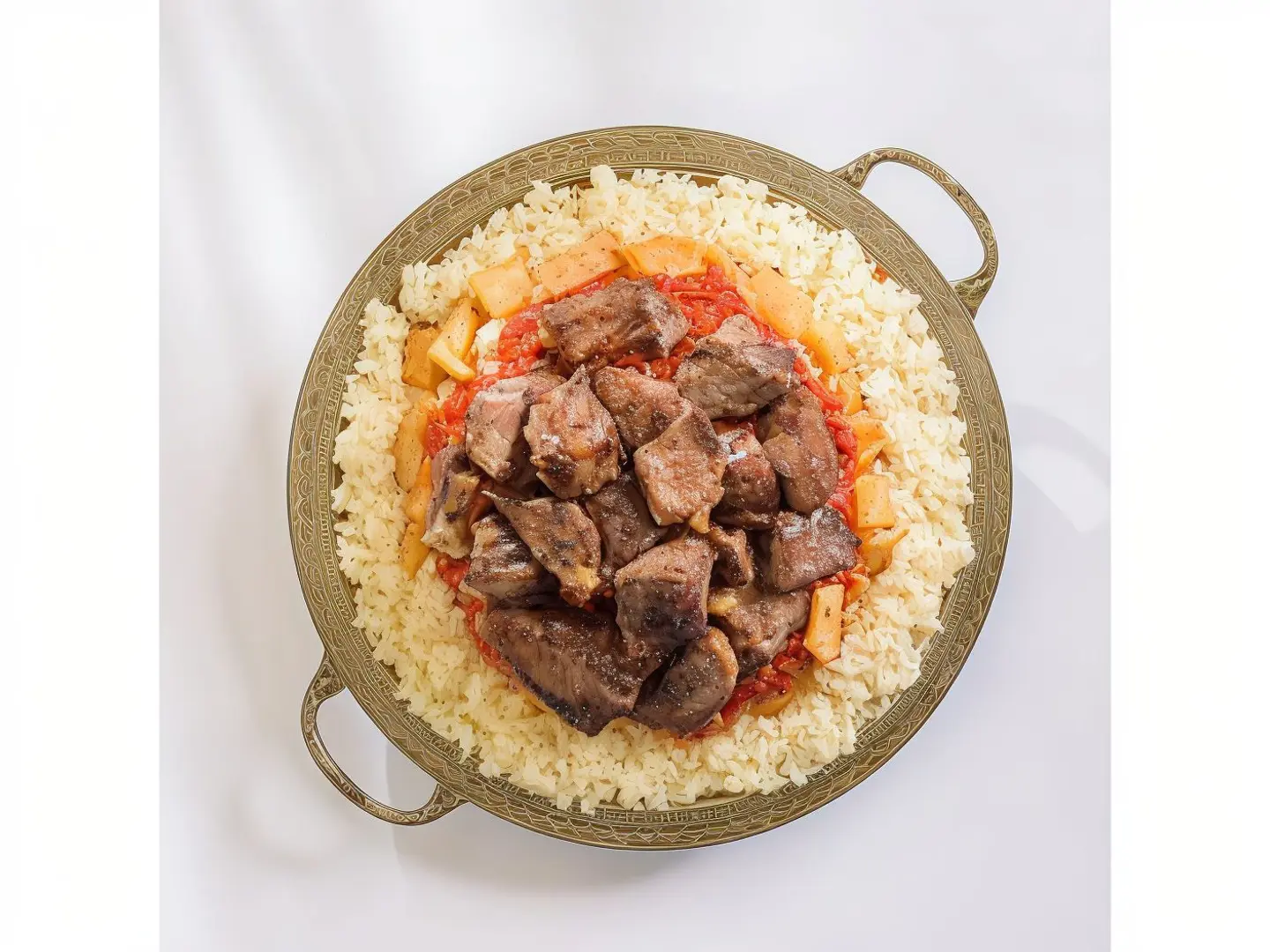 Roasted Meat Fatteh Plate