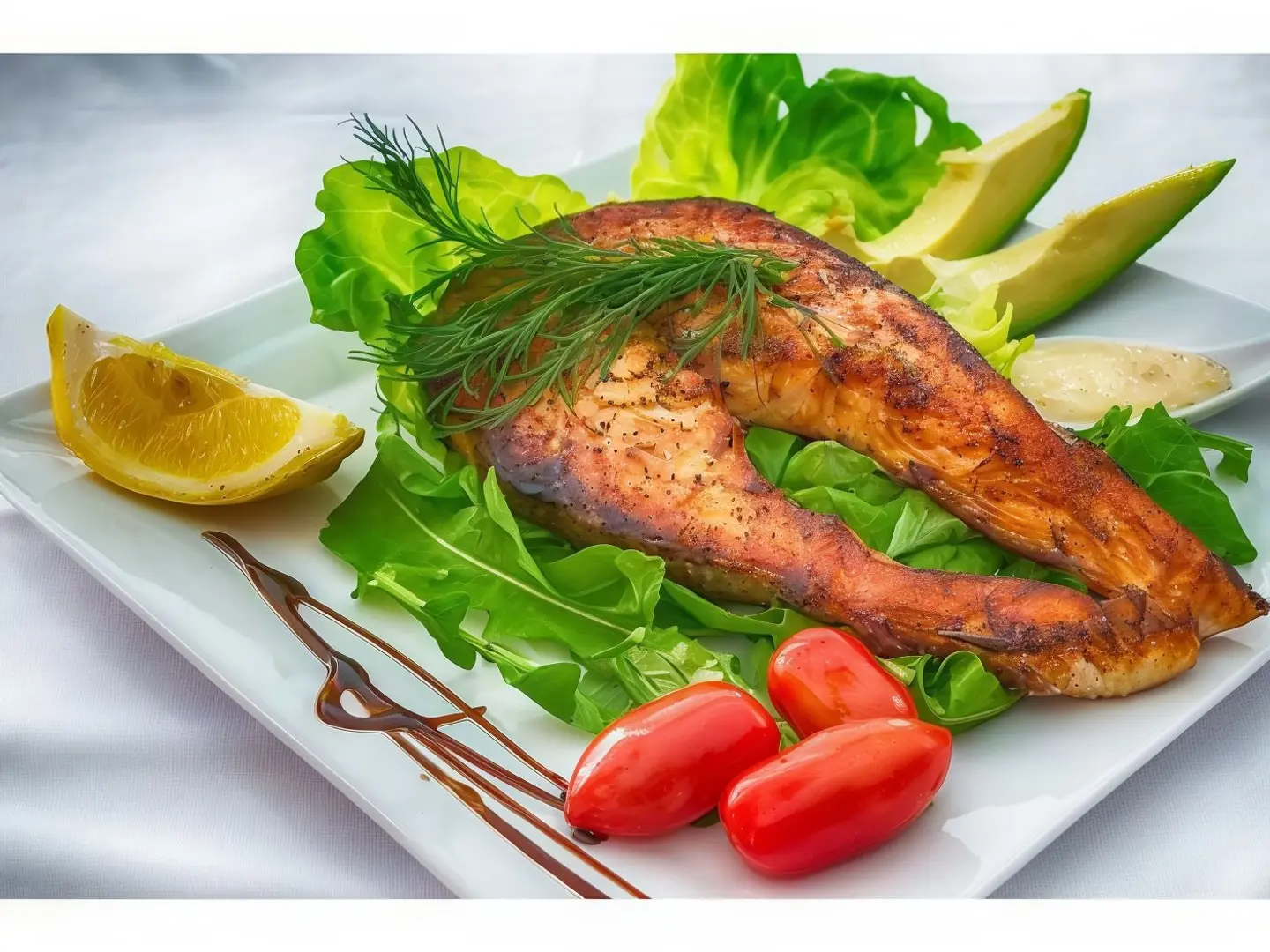 Baked Mackerels Meal For One