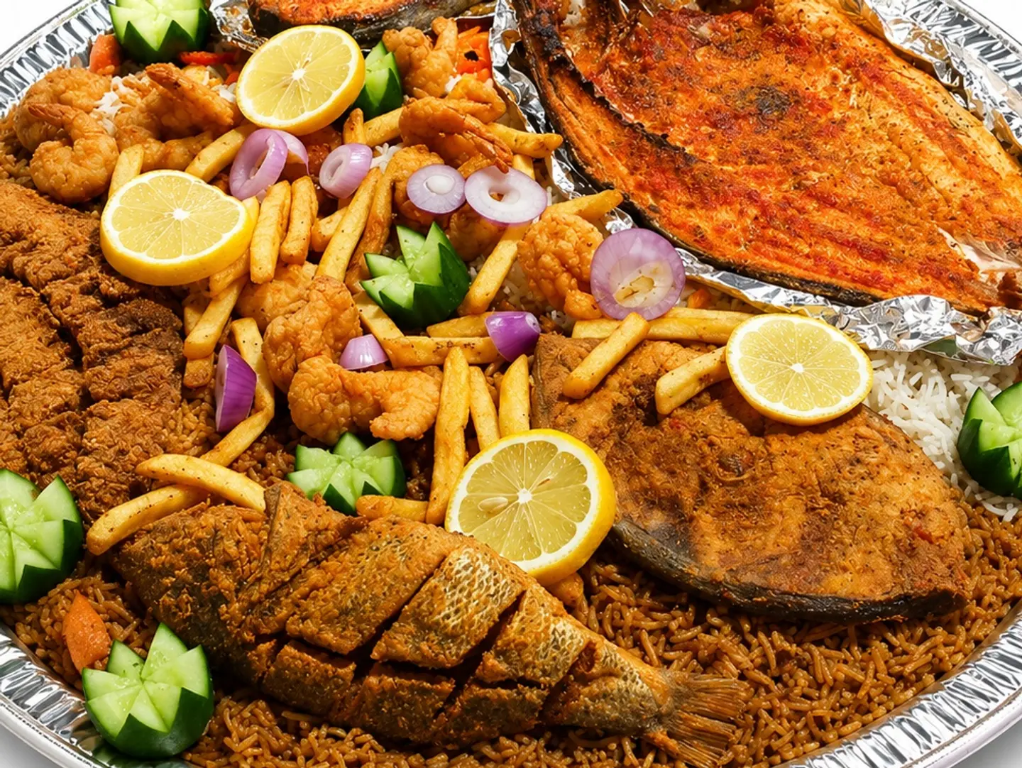 طبق اسماك