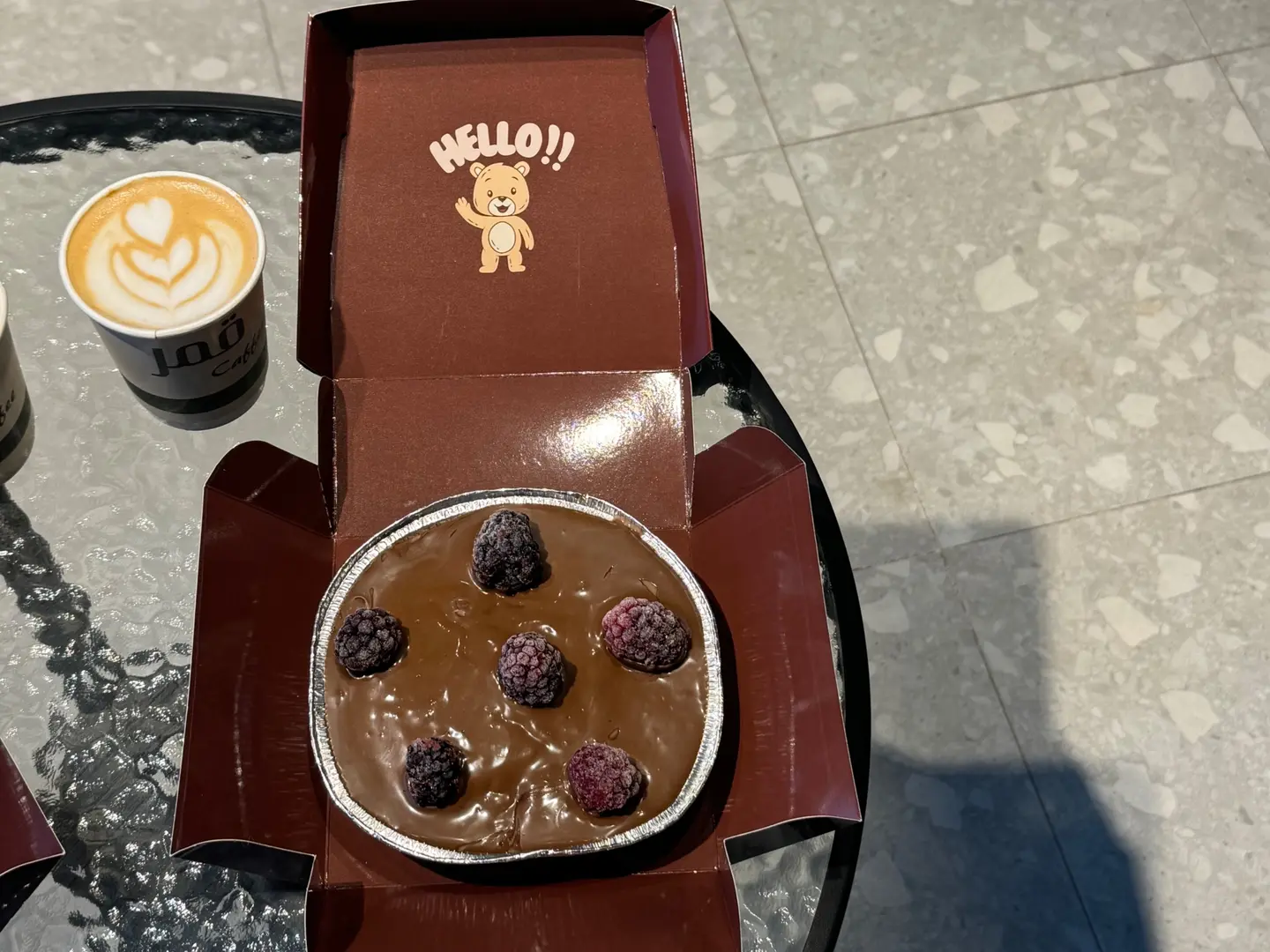 Blueberry Pudding   Spanish Latte