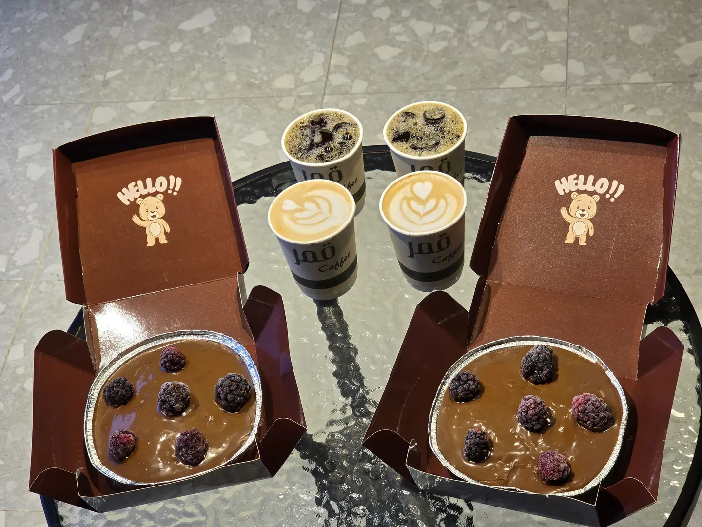 2   Blueberry Pudding   2   Coffee Of The Day 2   Spanish Latte