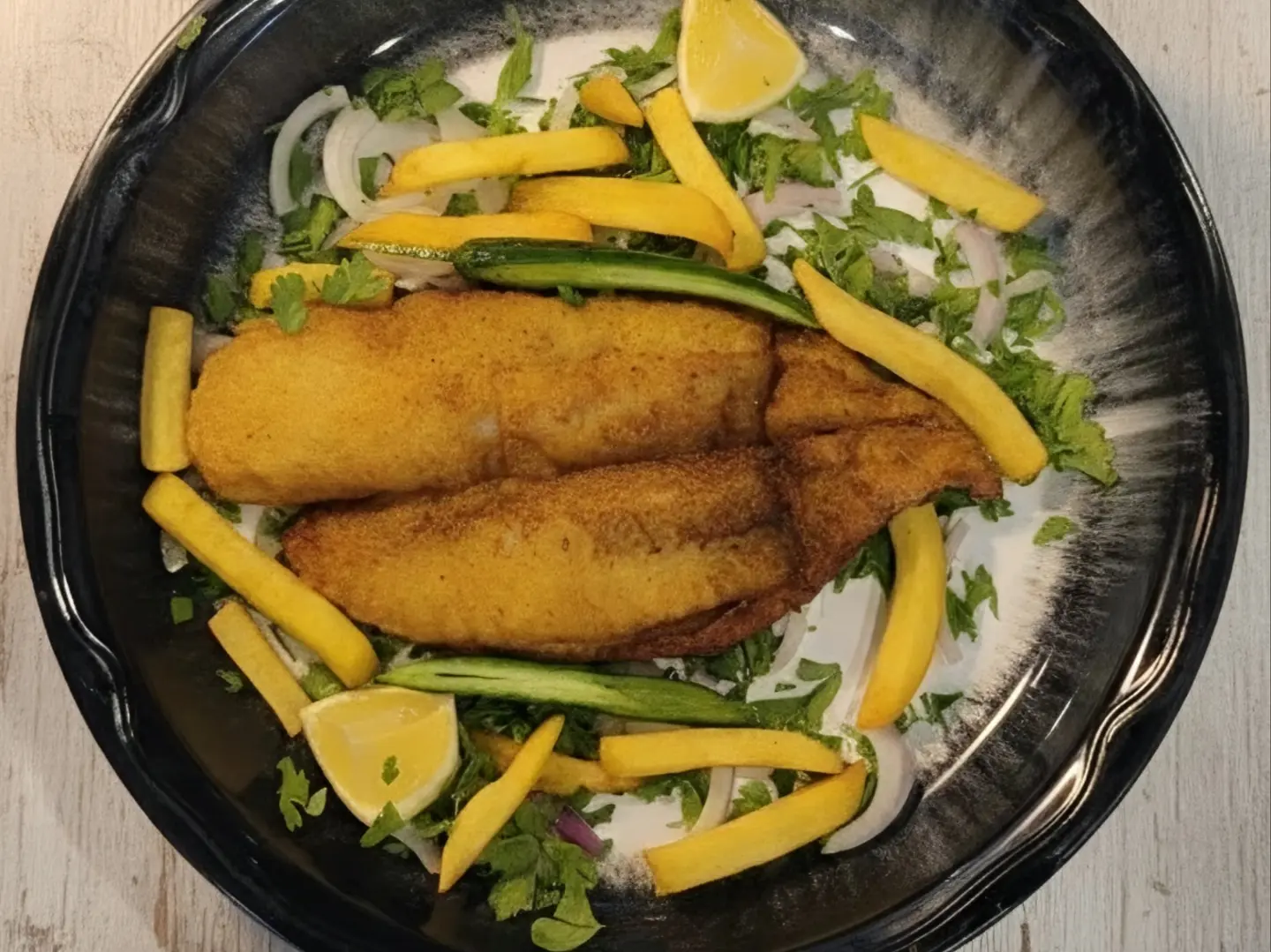 Fried Fish Fillet Without Rice