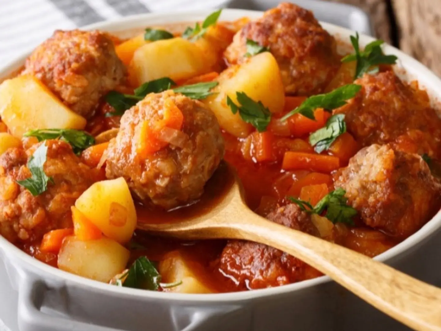 Kofta With Eggs Edam - Beef Kofta Stew