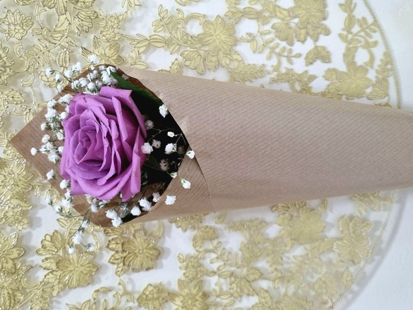 Single Purple Rose