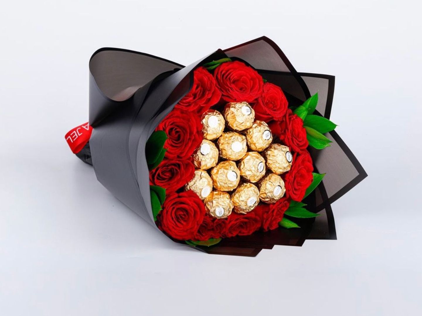 Chocolate With Roses Bouquet