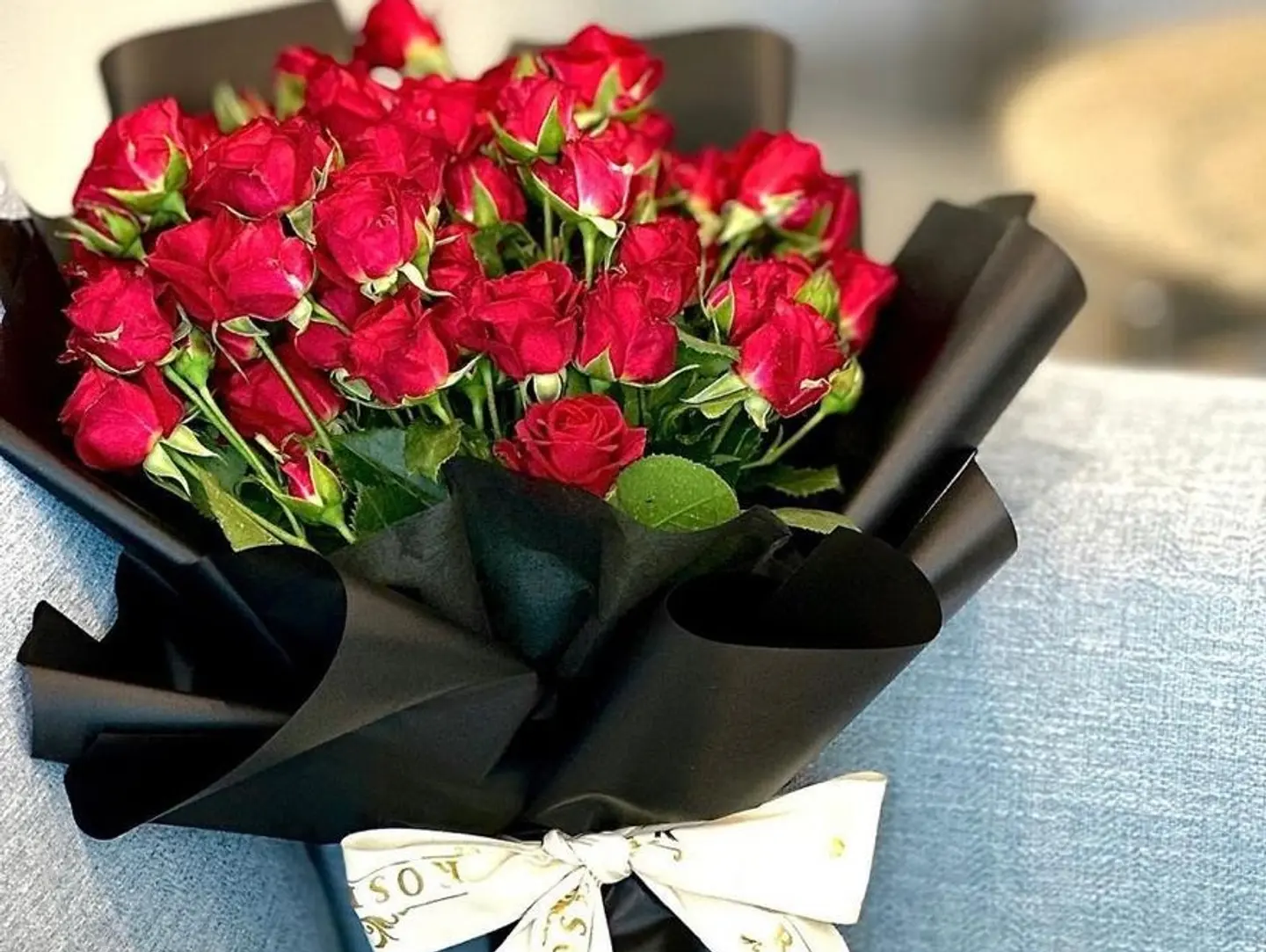 Baby Red Roses Bouquet