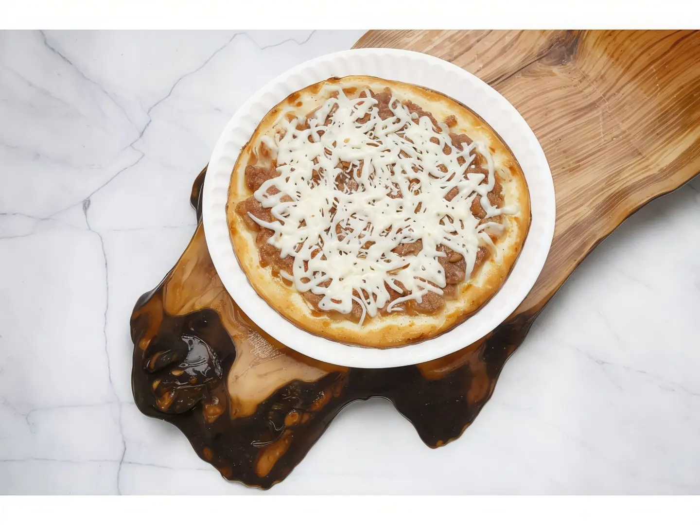Meat With Cheese Sauce