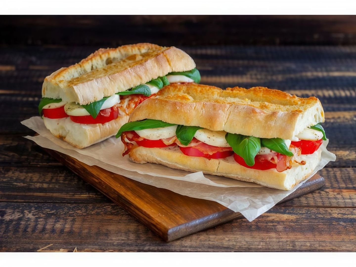 Halloumi Sandwich With Basil Sauce