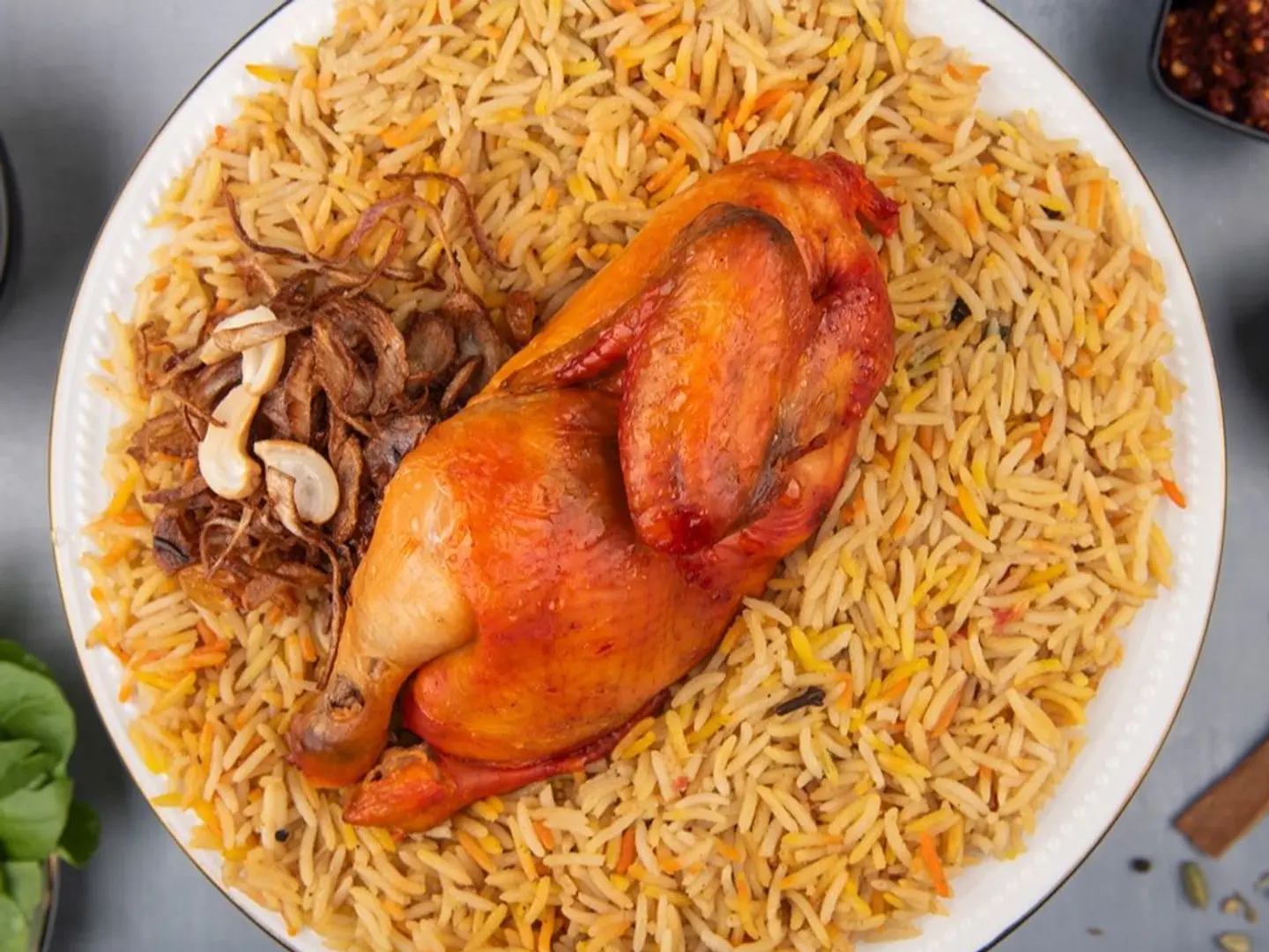 مندي دجاج (نصف حبة )
