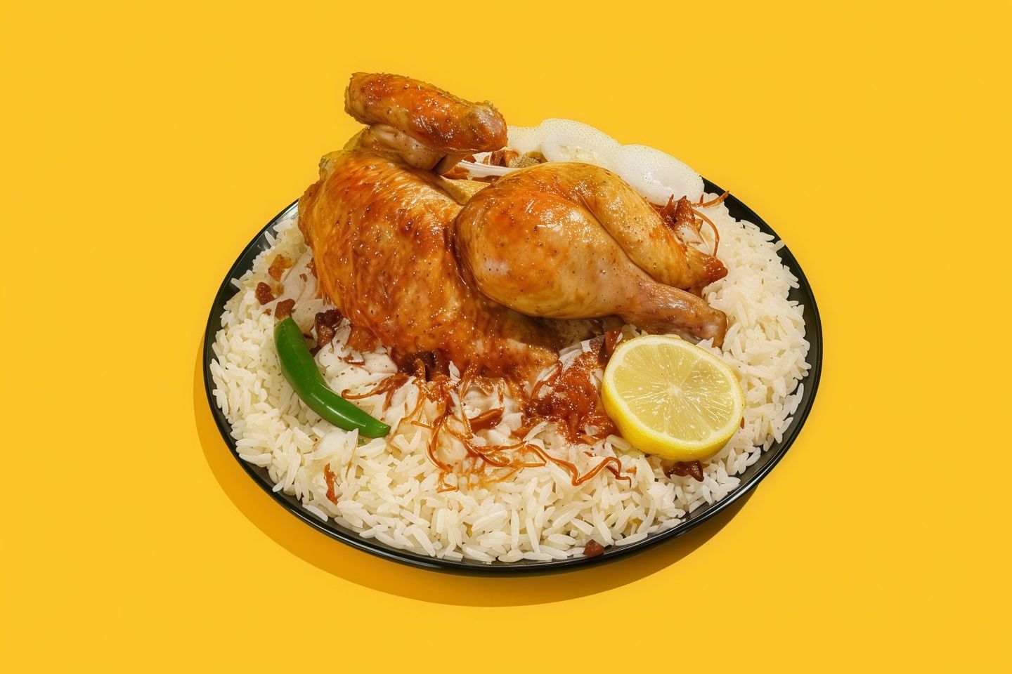 حبه شوايه مع الرز