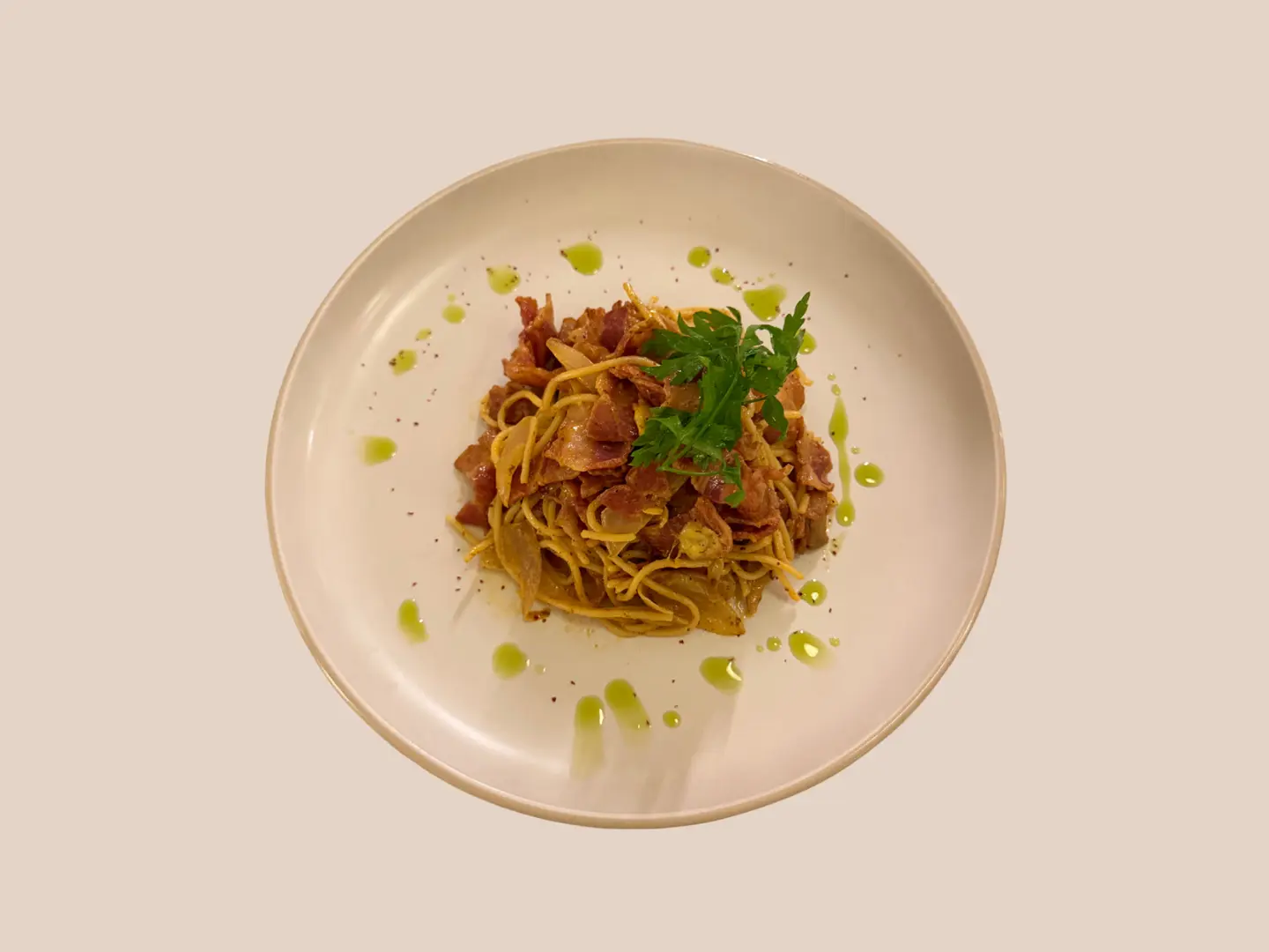Pasta With Beef Bacon