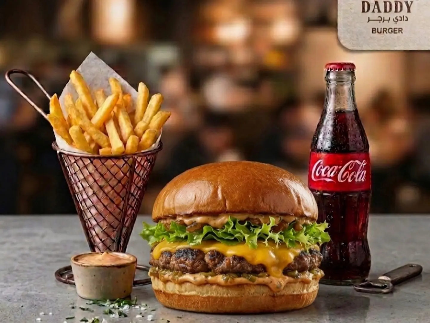 وجبه برجر لحم مشوي