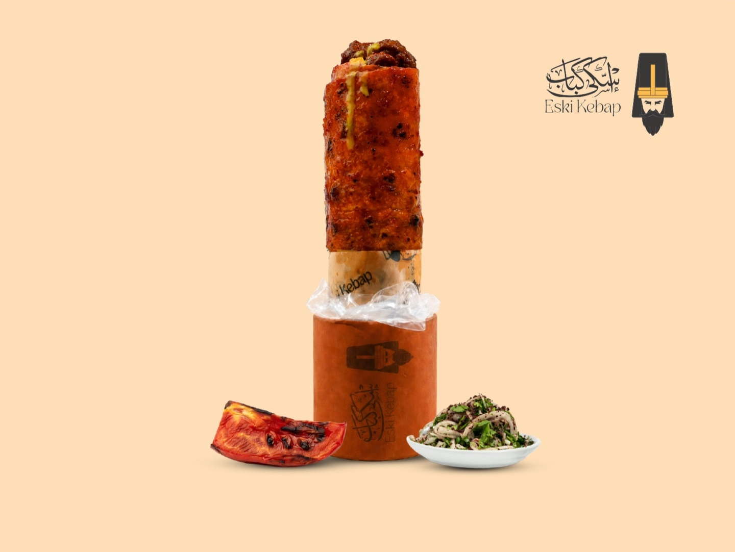 ساندوتش كباب دبل بجبنة