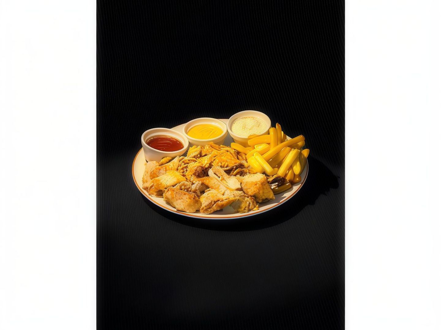 Sliced ​​Chicken Plate