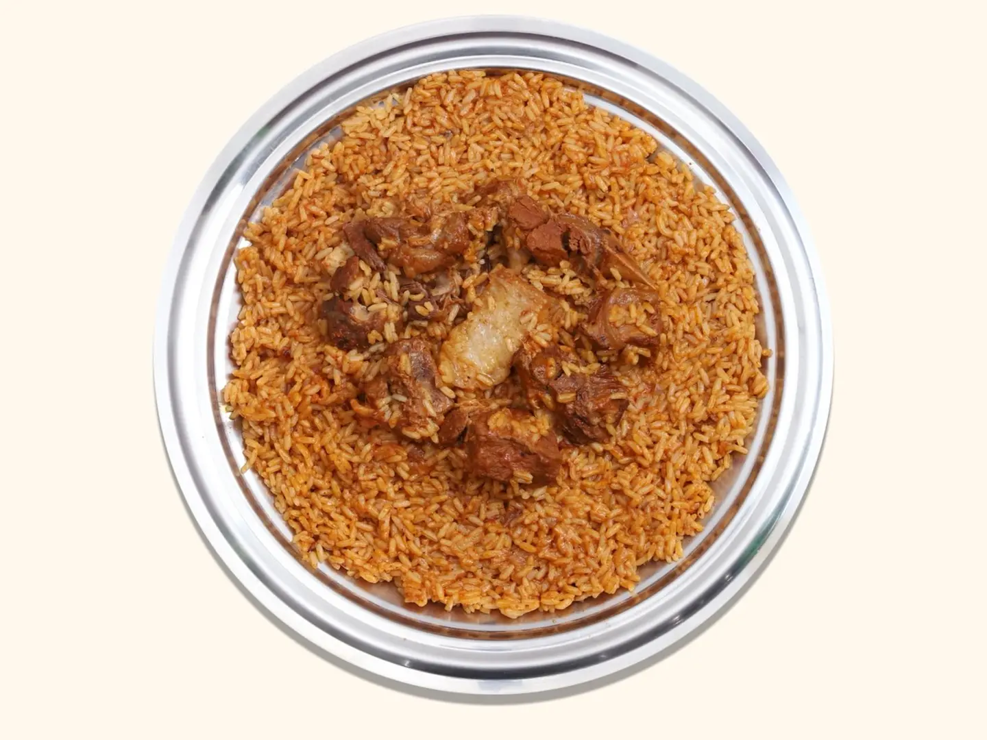 نفر لحم حاشي رز ابو بنت احمر